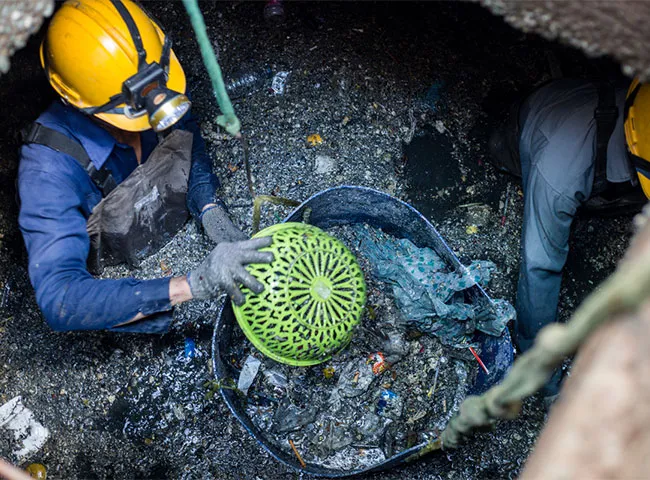Nạo vét cống, hố gas