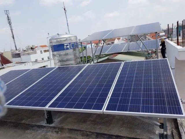 Lắp đặt / di dời giàn nước nóng NLMT