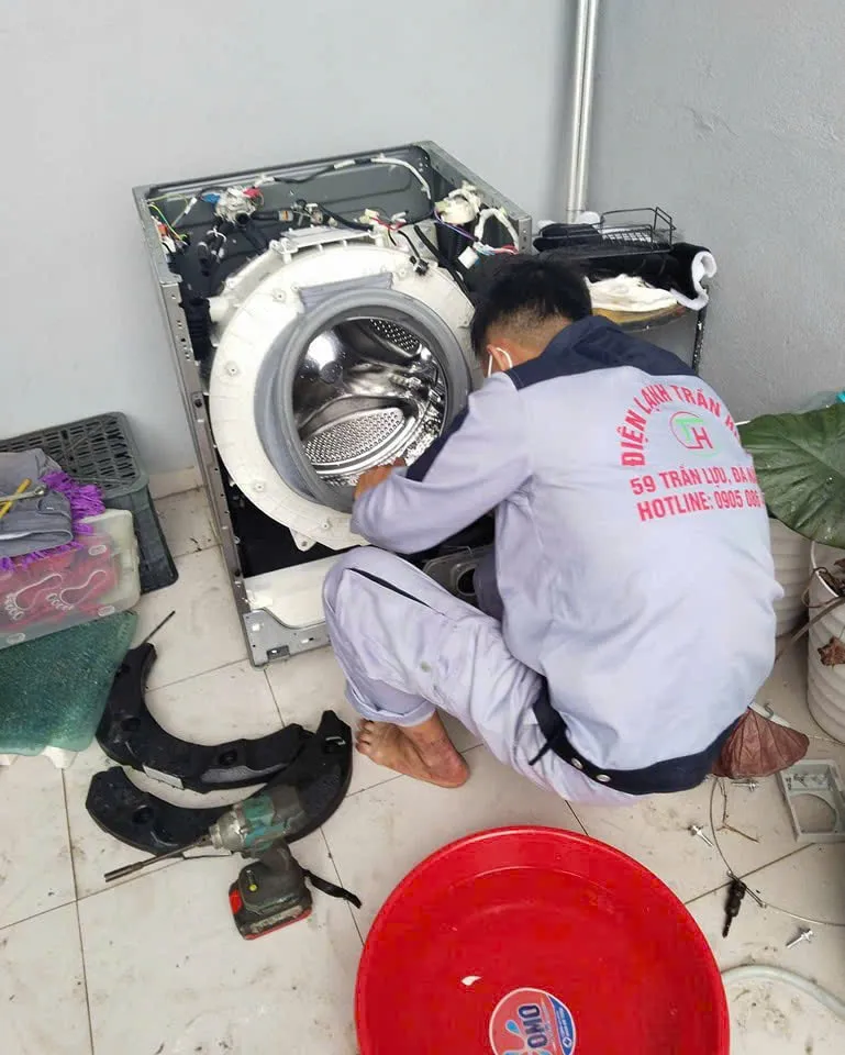 Thao lap may giat