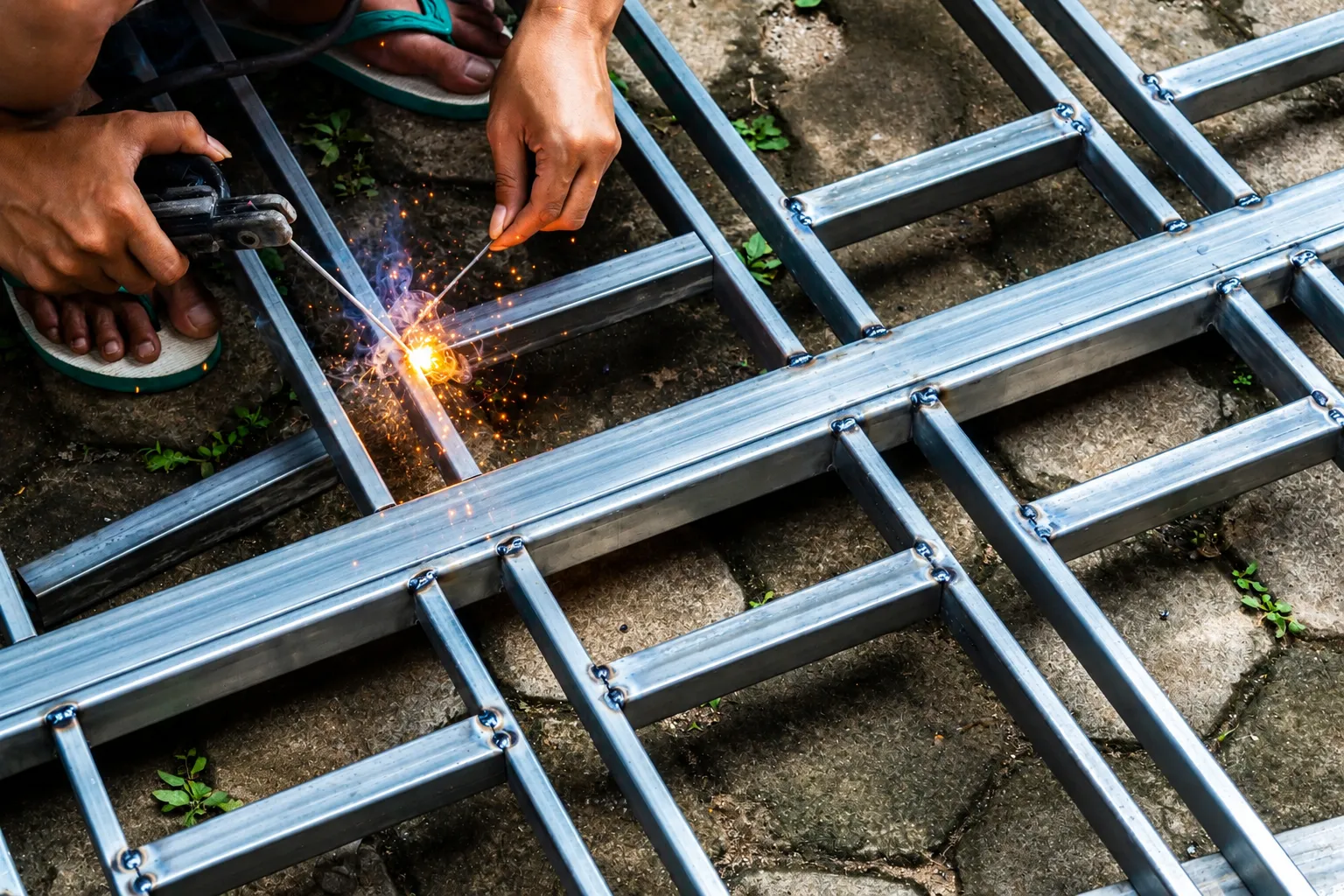 Thi công cửa sắt