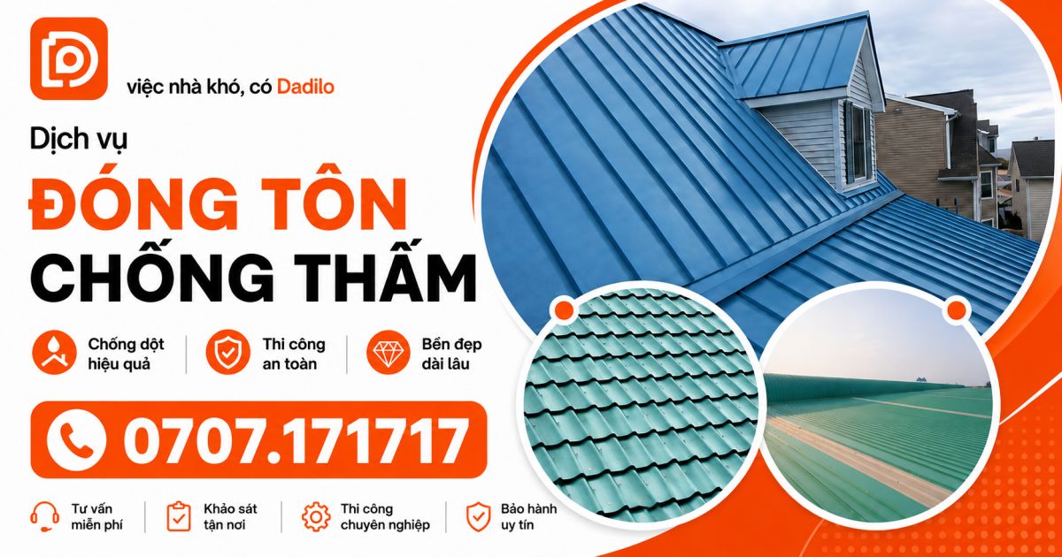 Đóng tôn chống thấm