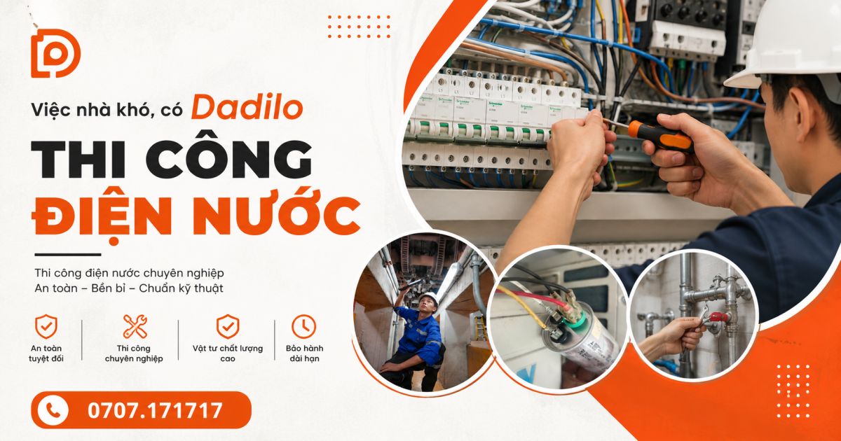 Thi công điện nước