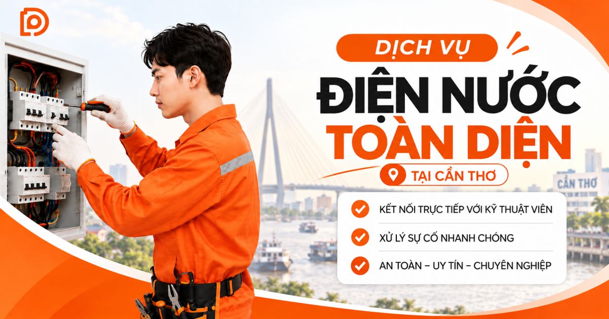Dịch vụ điện nước tại Cần Thơ