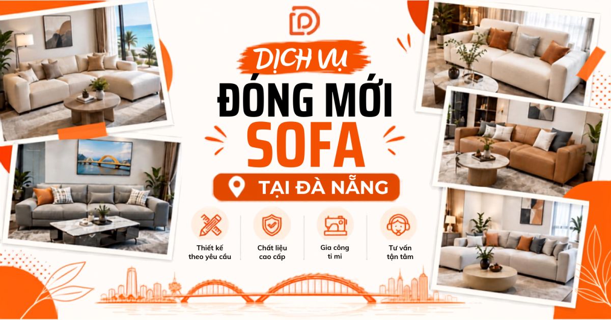 Dịch vụ đóng mới sofa tại Đà Nẵng