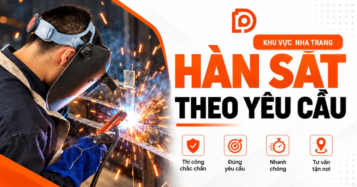 Dịch vụ hàn sắt theo yêu cầu tại Khánh Hòa