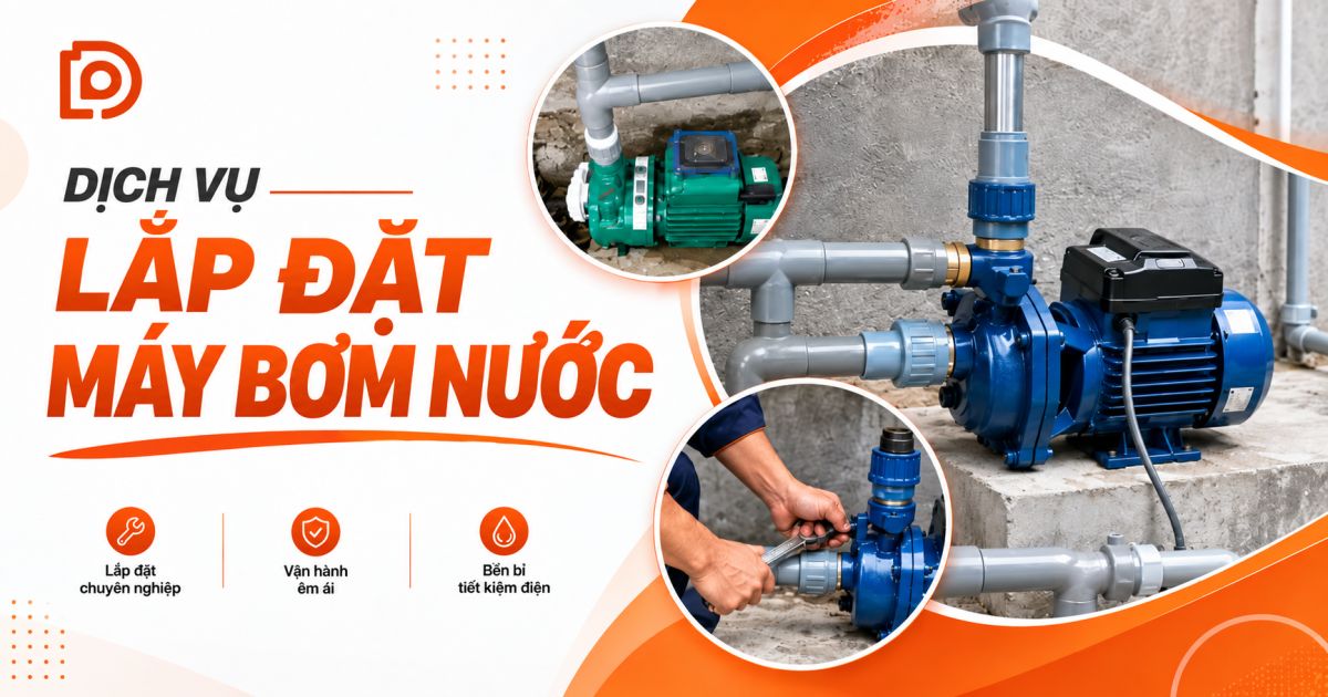 Lắp đặt máy bơm nước