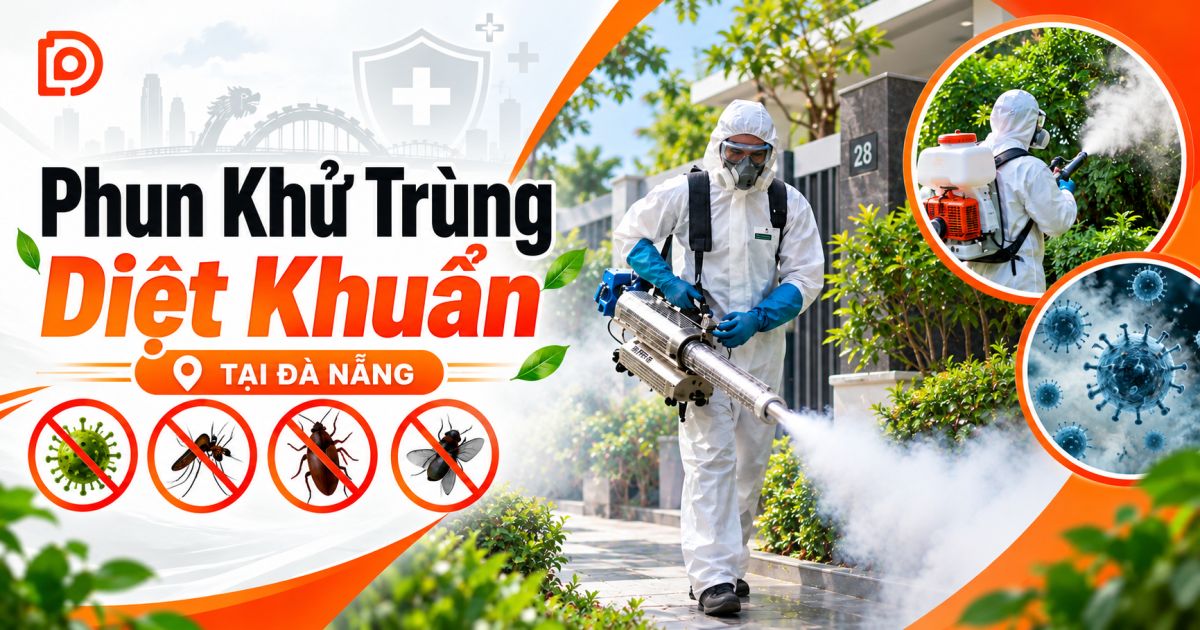 Dịch vụ phun khử trùng / Diệt khuẩn tại Đà Nẵng