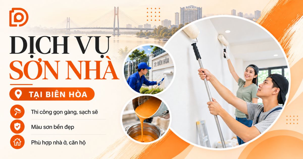 Dịch vụ sơn nhà tại Đồng Nai