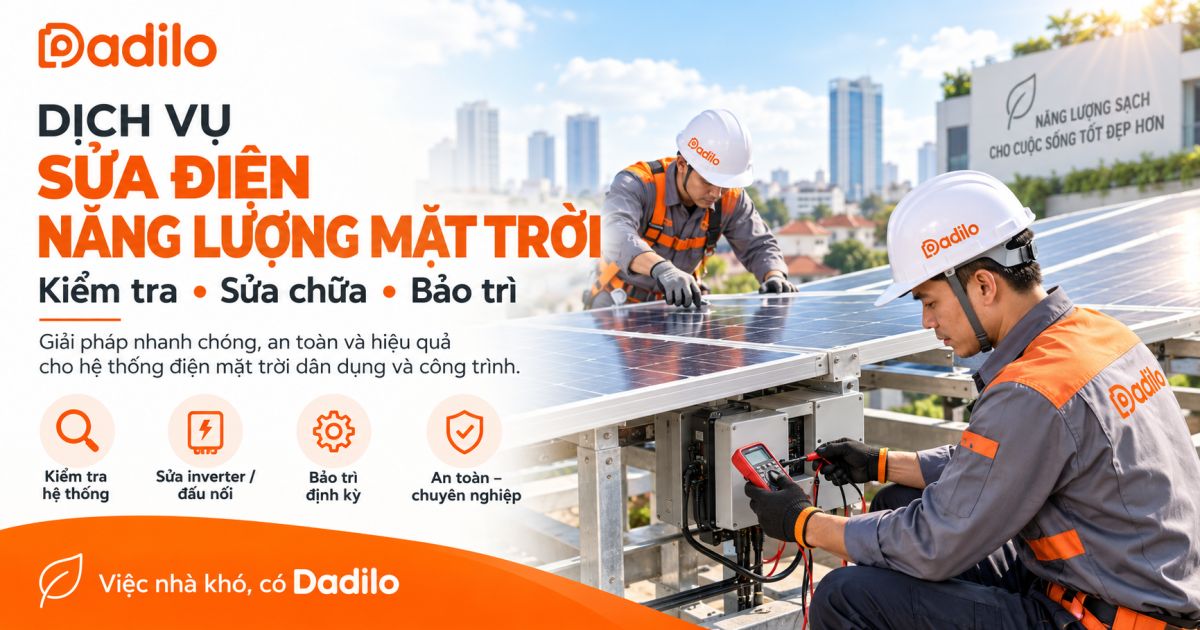 Sửa điện năng lượng mặt trời