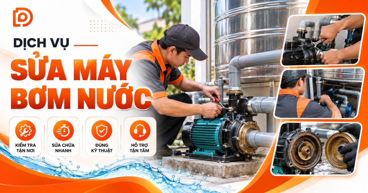 Sửa máy bơm nước