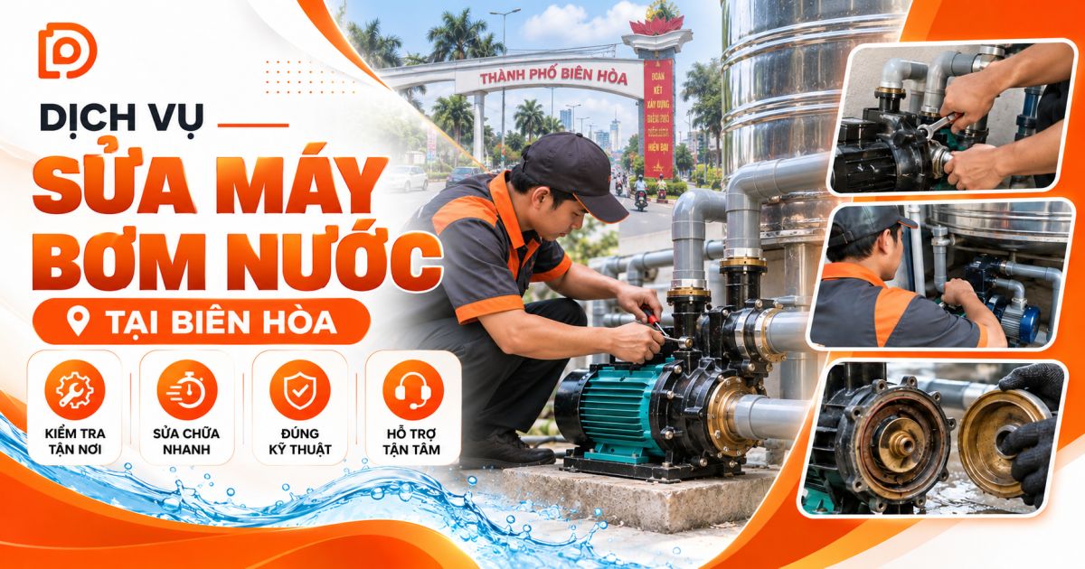 Dịch vụ sửa máy bơm nước tại Đồng Nai