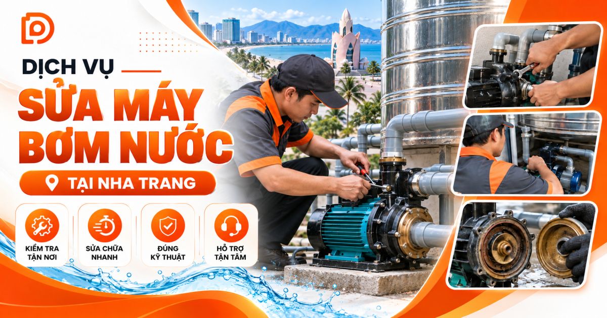 Dịch vụ sửa máy bơm nước tại Khánh Hòa