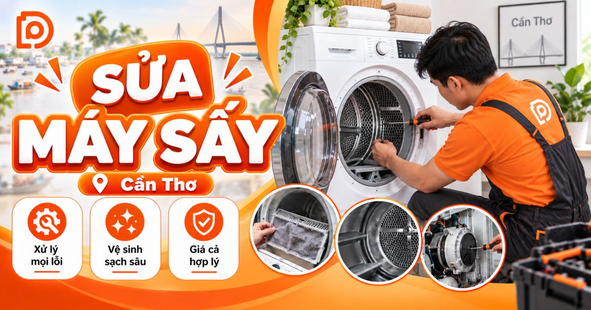 Dịch vụ sửa máy sấy tại Cần Thơ