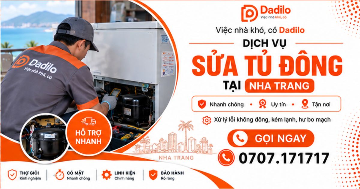 Dịch vụ sửa tủ đông tại Khánh Hòa