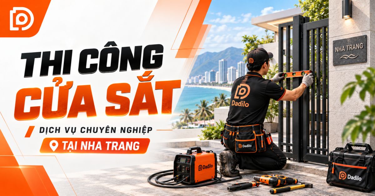 Dịch vụ thi công cửa sắt tại Khánh Hòa