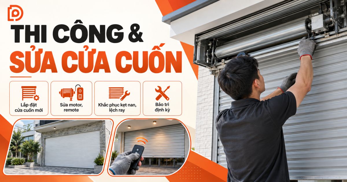 Thi công/ sửa cửa cuốn