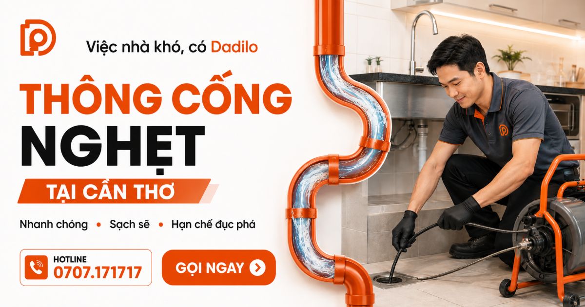 Dịch vụ thông cống nghẹt tại Khánh Hòa