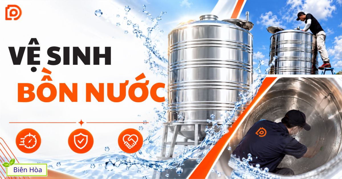 Dịch vụ vệ sinh bồn nước tại Đồng Nai