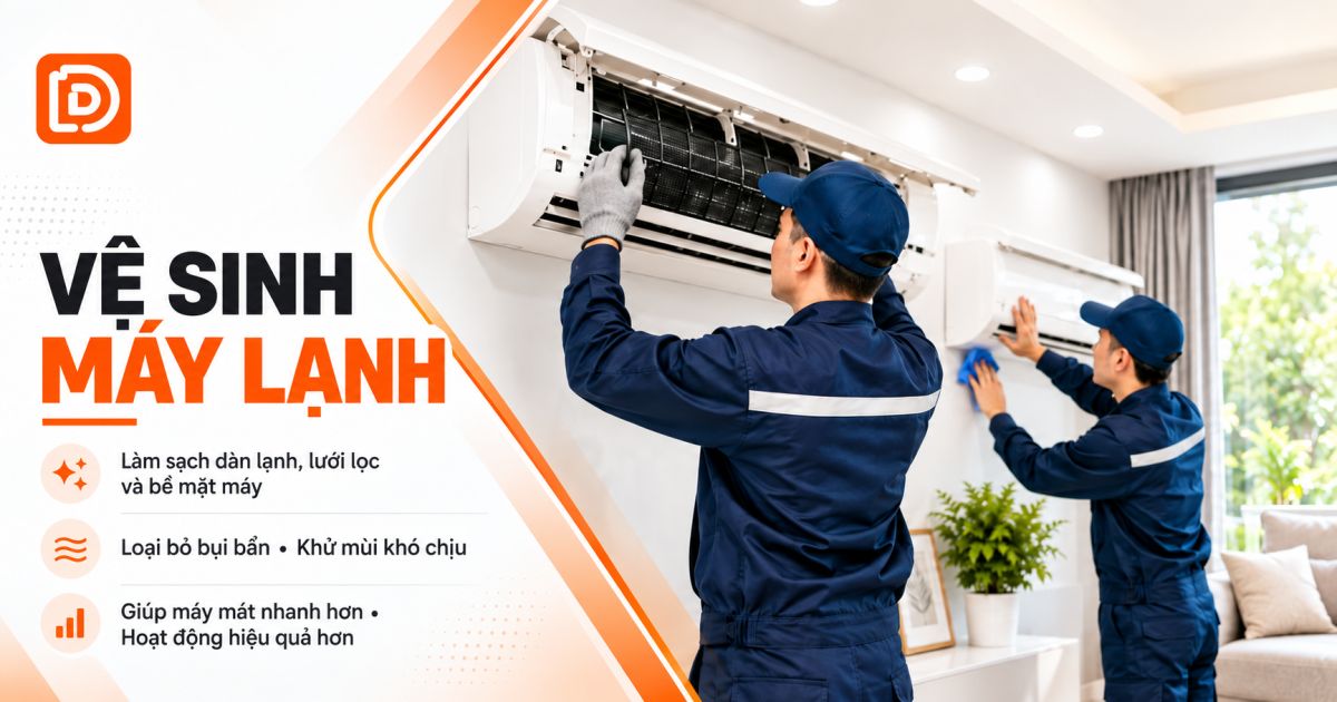 Vệ sinh điều hòa - máy lạnh