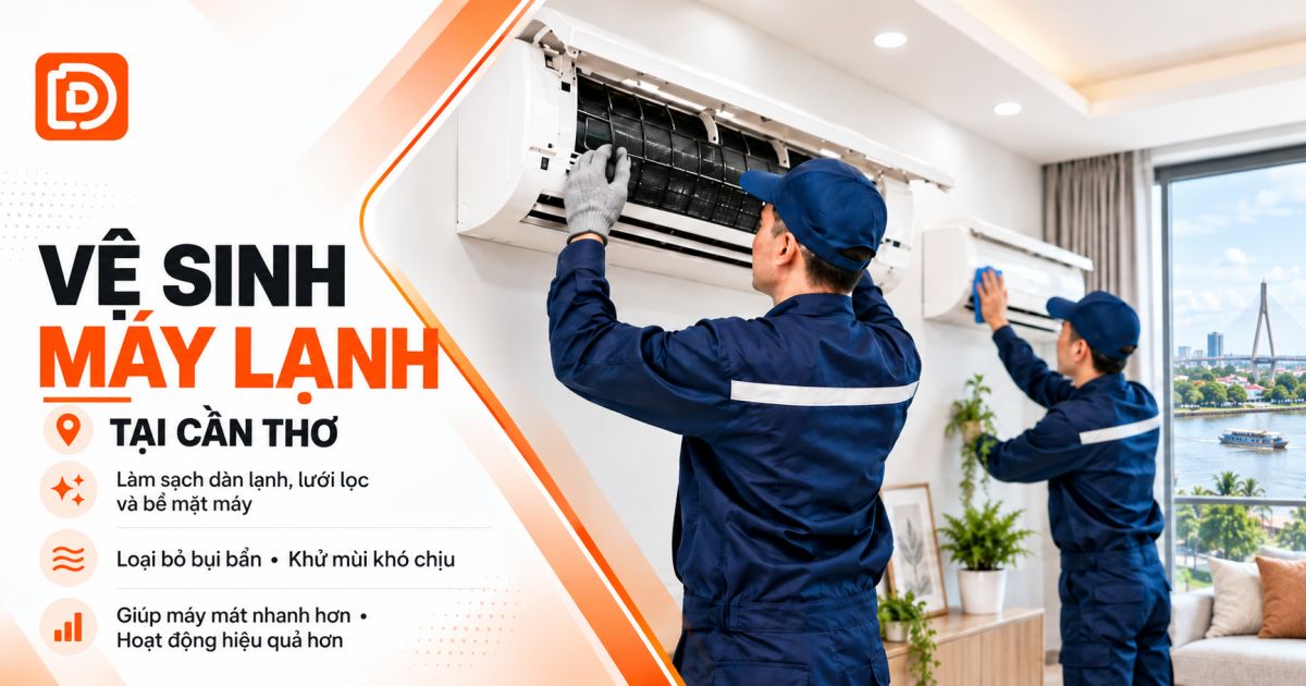 Dịch vụ vệ sinh máy lạnh tại Cần Thơ