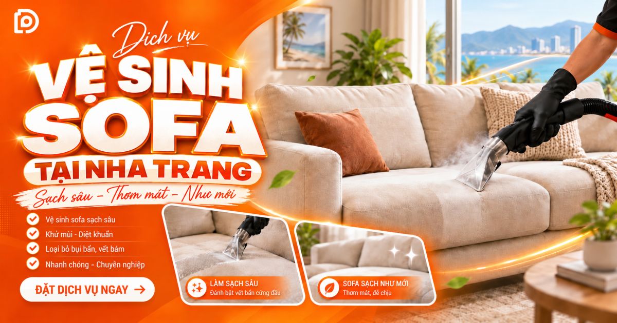 Dịch vụ vệ sinh Sofa tại Khánh Hòa