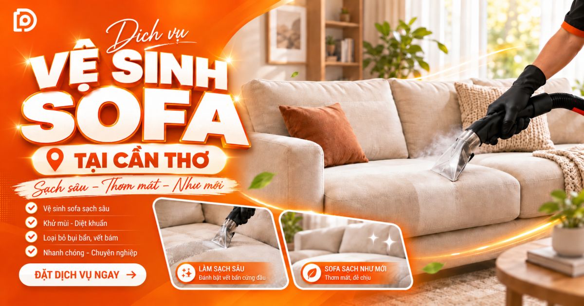 Dịch vụ vệ sinh Sofa tại Cần Thơ