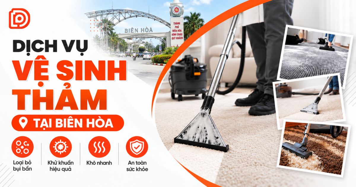 Dịch vụ vệ sinh Thảm tại Đồng Nai
