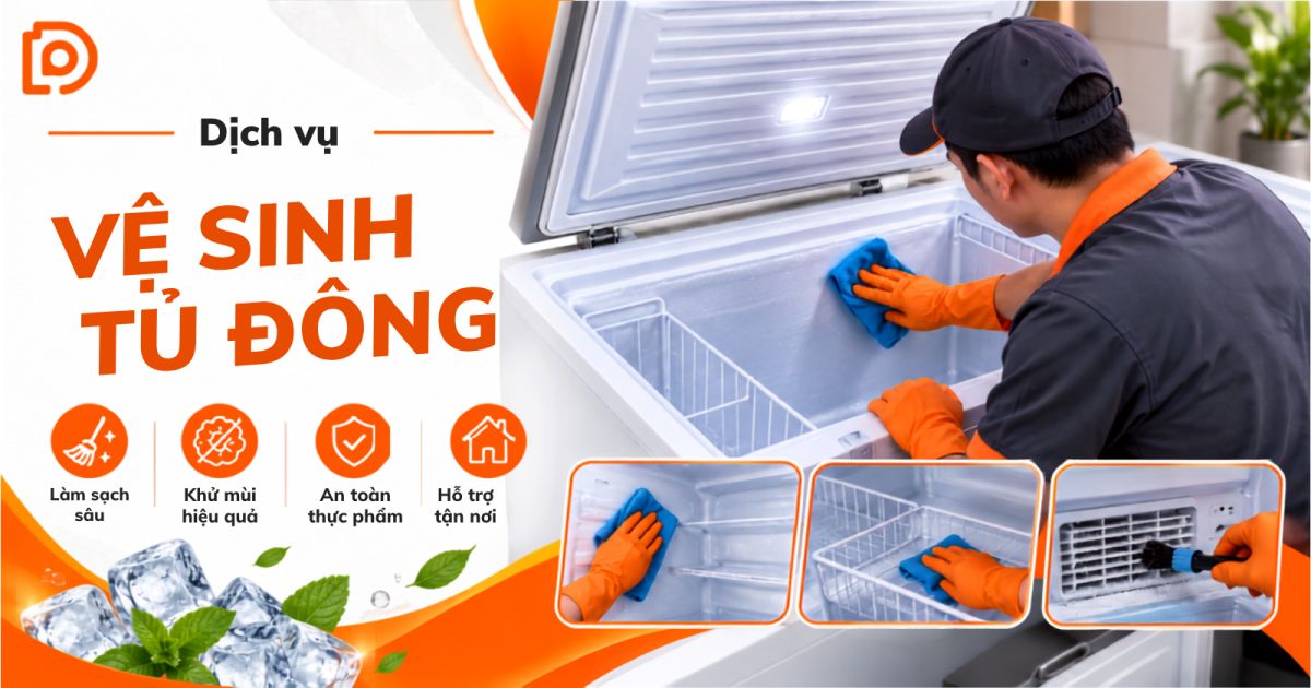 Dịch vụ vệ sinh tủ đông tại Đồng Nai