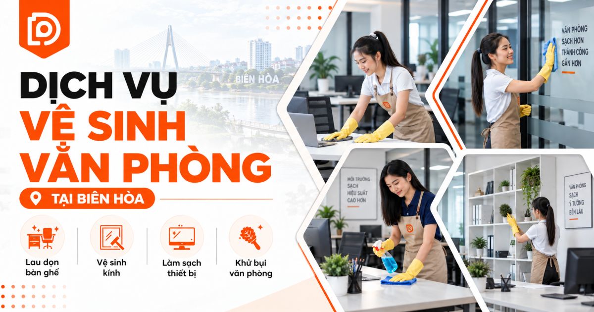 Dịch vụ vệ sinh văn phòng tại Đồng Nai